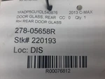 2013-2018 Ford C-max Passenger Right Rear Door Glass Tinted Id FM5Z5825712A Used. Price: $111.99.