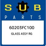 Subaru Glass Assy Rg 60203FC100, New Genuine Oem Part. Price: $580.06.