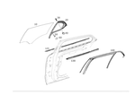 Genuine Mercedes-benz Window 156-730-03-18-65 New. Price: $134.07.