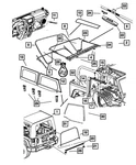 Genuine Mopar Quarter Window Right 1HD94SX9AB New. Price: $451.71.