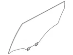 Genuine Nissan Door Glass 82301-6RY1A New. Price: $230.78.