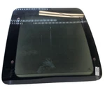 Ford E250 E350 1998-2014 4-HOLE Right Rear Back Door Fixed Window Glass Used. Price: $139.99.