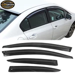 Fits 12-15 Honda Civic Sedan Mug Style Window Visors Rain Sun Guard Vent 4PC Set New. Price: $25.99.