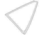 Genuine Nissan Quarter Glass 83301-1AA0C New. Price: $288.11.