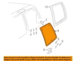 Gm Oem 96-24 Express 1500 Back Door Glass Hardware-moveable 20955396 New. Price: $799.68.