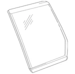 Genuine Mercedes-benz Quarter Glass 204-670-31-54 New. Price: $156.60.