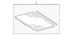 Genuine Audi Sunroof Glass 80A-877-055-C New. Price: $836.05.