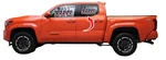2024-2025 Toyota Tacoma Pickup Door Crew Cab FD30521 Rear Left Glass New. Price: $190.99.