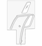 Oem New 2008-2009 Ford Explorer Mountaineer Left Vent Glass 2C5Z-7825767-BAA. Price: $748.09.