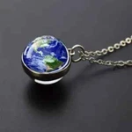 Planet Astronomy Glass Orb Pendants New. Price: $5.00.