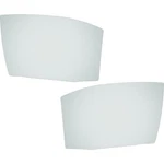 Set Of 2 Door Glasses Rear Driver & Passenger Side Sedan Left Right Pair New. Price: $119.43.