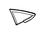 Genuine Ford Vent Window Assembly AE8Z-5429710-D New. Price: $235.63.