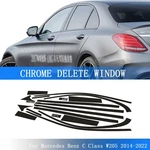 Glossy Black Chrome Delete Window Trims For Mercedes Benz Class W205 2014-2022 New. Price: $37.20.