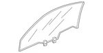 Genuine Honda Door Glass 73300-SVA-A00 New. Price: $175.40.