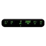 Intellitronix DP10002G Led Digital 6-GAUGE Panel Kit, Green New. Price: $449.22.