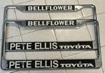 Pete Ellis Toyota Bellflower Calif License Frames Jdm Celica Supra Land Cruiser Used. Price: $124.99.