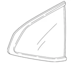 Genuine Honda Quarter Glass 73512-TLA-A01 New. Price: $298.14.