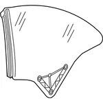 Genuine Mercedes-benz Oe Side Window Pane 238-670-48-00 New. Price: $283.37.