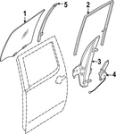 Genuine Nissan Door Glass 82301-9BU0A New. Price: $199.64.
