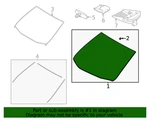 Genuine Nissan Oe Glass Windshield 72700-5EE1B New. Price: $757.32.