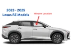 For 2023-2025 Lexus Rz Models Passenger Right Front Door Window Glass Tempered New. Price: $178.00.