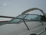 Used 2001 Sea Ray 280 28' Sundancer Cabin Cruiser Complete Glass Windshield Assy. Price: $3450.00.
