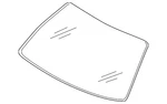 Genuine Bmw Windshield 51-31-5-B4E-C65 New. Price: $897.96.
