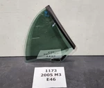 01-06 Oem Bmw E46 M3 Convertible Rear Right Passenger Quarter Window Glass Used. Price: $69.95.