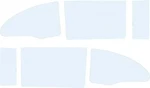 For Chevy Bel Air 1955-1957 Oer TF41050A Side Glass Kit New. Price: $374.38.