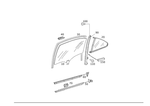 Genuine Mercedes-benz Crank Window 220-730-04-18-64 New. Price: $317.39.