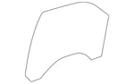 Genuine Gm Front Driver Side Door Window 84565168 New. Price: $229.83.