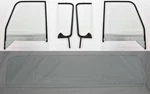 Chevy Pickup Truck 1960-1963 Vent Door Glass Black Frames Large Rear Clear New. Price: $484.00.