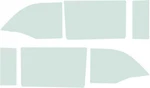 For Chevy Bel Air 1955-1957 Oer TF41051C Side Glass Kit New. Price: $374.38.