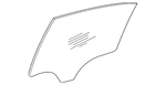 Genuine Mercedes-benz Door Glass 254-735-31-00 New. Price: $298.80.