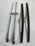 1955-57 Chevrolet Belair 2 Dr. Ht. Trico Wiper Arms With Blade Assemblies F5 Used. Price: $26.95.