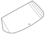 Genuine Nissan Lift Gate Glass 90300-7LF0A New. Price: $453.75.