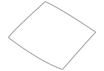Genuine Ford Back Glass AE8Z-5442006-B New. Price: $140.23.