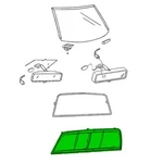 Mopar 55346644AG Rear Window Glass New. Price: $2035.67.