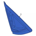 Genuine Ford Quarter Glass LJ8Z-5829726-A New. Price: $552.64.