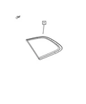 Genuine Mopar Quarter Window Glass Left 68377741AB New. Price: $105.18.
