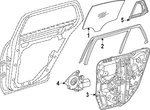 Genuine Mercedes-benz Side Window Fixed 214-730-16-00 New. Price: $215.80.