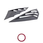 Window Quarter Panel Louvers For Honda Accord 2018-2022 4-DOOR Gloss Durable Abs New. Price: $24.99.