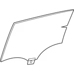 Genuine Mercedes-benz Oe Side Window Pane, Tinted 296-735-22-00 New. Price: $295.76.
