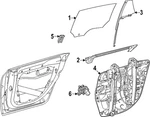 Genuine Mercedes-benz Movable Glass 297-735-35-00 New. Price: $327.24.