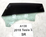 2017-2020 Oem Tesla Model 3 Rear Left Driver Side Door Window Glass Tinted Used. Price: $118.00.