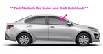 For 2018-2023 Kia RIO/RIO5 4DOOR Passenger Right Side Front Window Glass New. Price: $118.00.