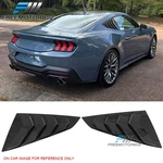 Fits 24-26 Ford Mustang S650 Coupe Side Window Louvers Abs Carbon Fiber Print New. Price: $47.99.