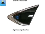 68145492AB 15 16 17 Chrysler 200 Right Rear Door Vent Quarter Glass Window Used. Price: $99.00.