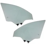 Pair Set Of 2 Door Glasses Front Driver & Passenger Side Sedan Left Right New. Price: $145.32.