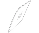 Genuine Nissan Door Glass 82263-ZL40B New. Price: $57.44.